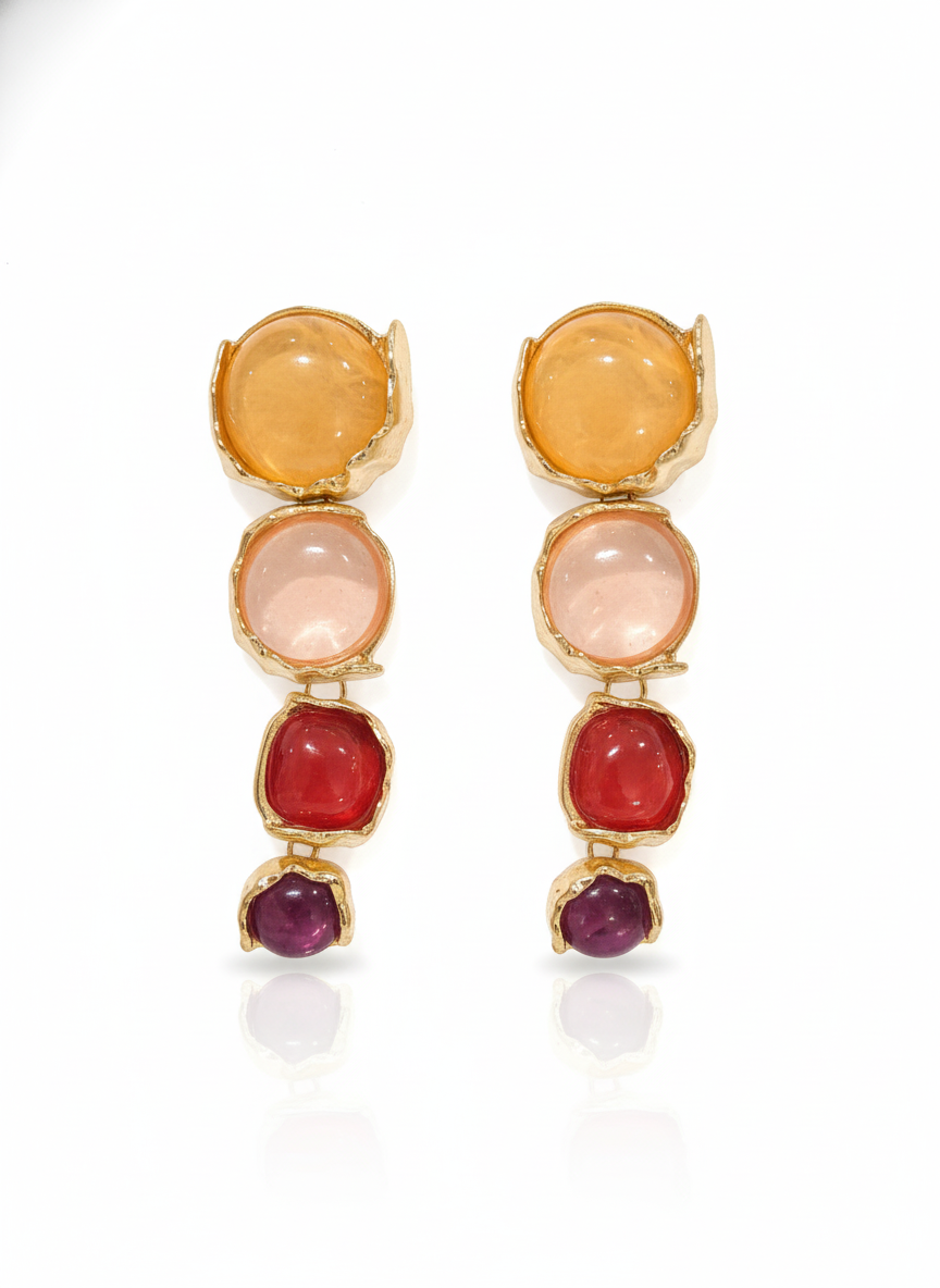 Tier Earrings - Multicolor